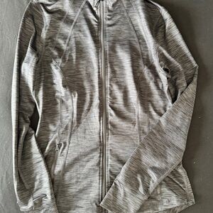 Gray Zip-Up Jacket